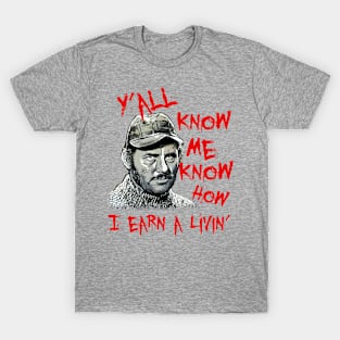 Jaws Quint 'Y'all Know Me' T-Shirt - Dive into Nautical Coolness! T-Shirt